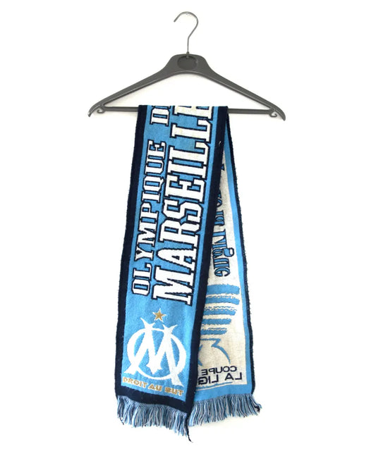 Echarpe bleue de l'om éditée lors de la finale de la coupe de la ligue le 27/03/2010