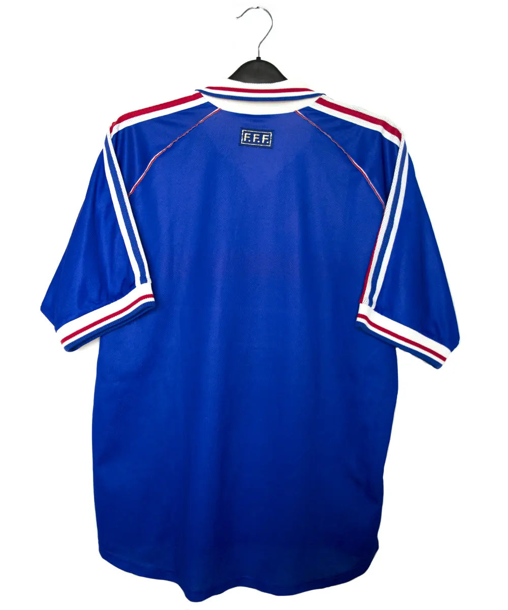 Maillot foot authentique retro et vintage - Equipe de France domicile 1998 *finale 12-07-98 (L)