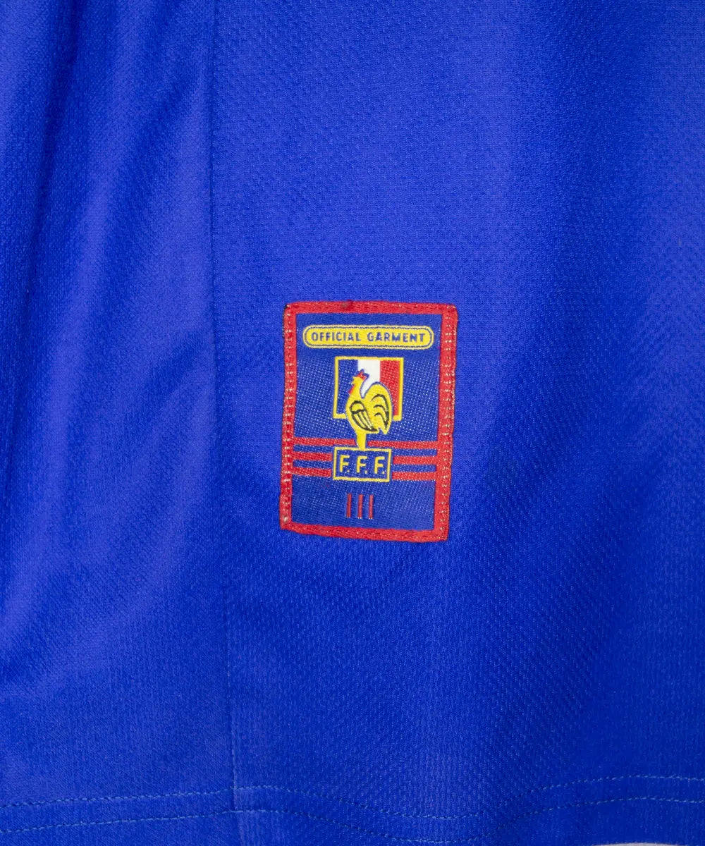 Maillot foot authentique retro et vintage - Equipe de France domicile 1998 *finale 12-07-98 (L)