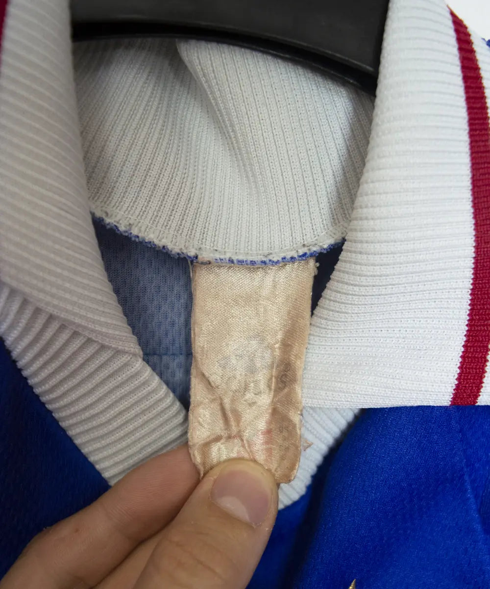 Maillot foot authentique retro et vintage - Equipe de France domicile #10 Zidane + signature 1998 (S) - Le Maillot Vintage : Maillots de foot authentique retro et vintage