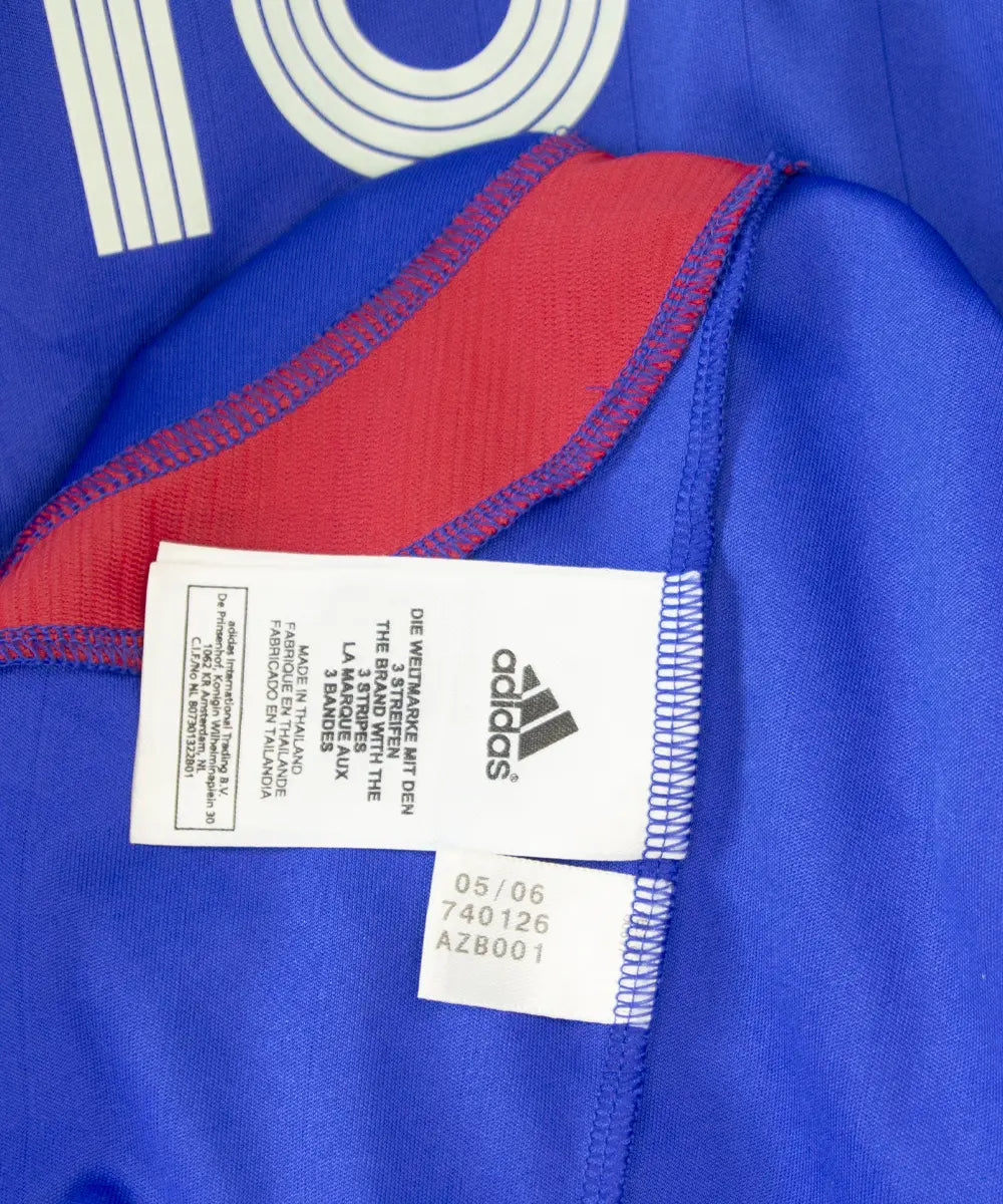 Etiquette d'authenticité du maillot de l'équipe de france 2006
