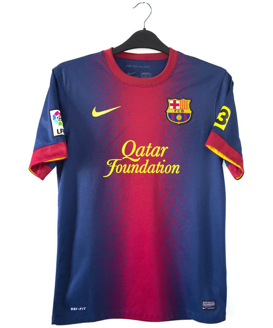 Maillot foot authentique retro et vintage - FC Barcelone domicile #10 Messi 2012/2013 (S)