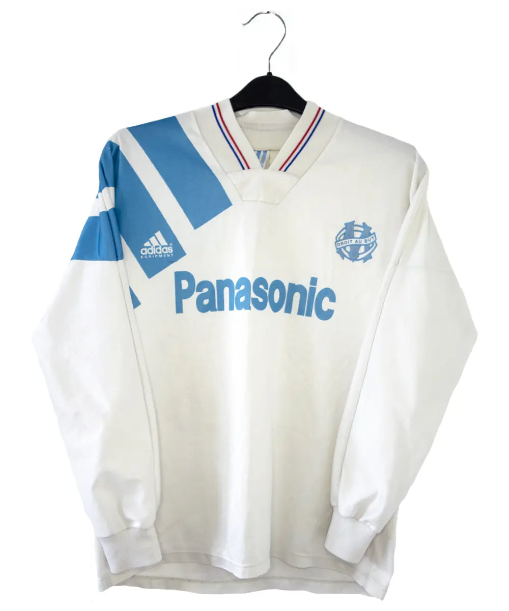 Maillot foot authentique retro et vintage - Olympique de Marseille domicile  1991/1992 (M)