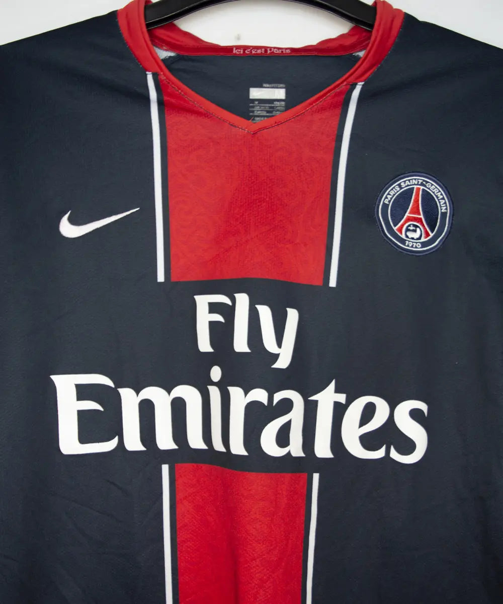 Maillot foot authentique retro et vintage - PSG domicile 2007/2008 #9 Pauleta (M) - Le Maillot Vintage : Maillots de foot authentique retro et vintage