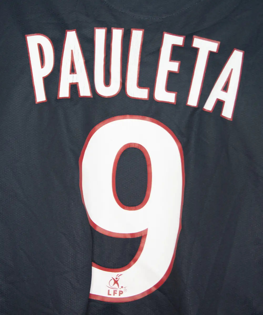 Maillot foot authentique retro et vintage - PSG domicile 2007/2008 #9 Pauleta (M) - Le Maillot Vintage : Maillots de foot authentique retro et vintage