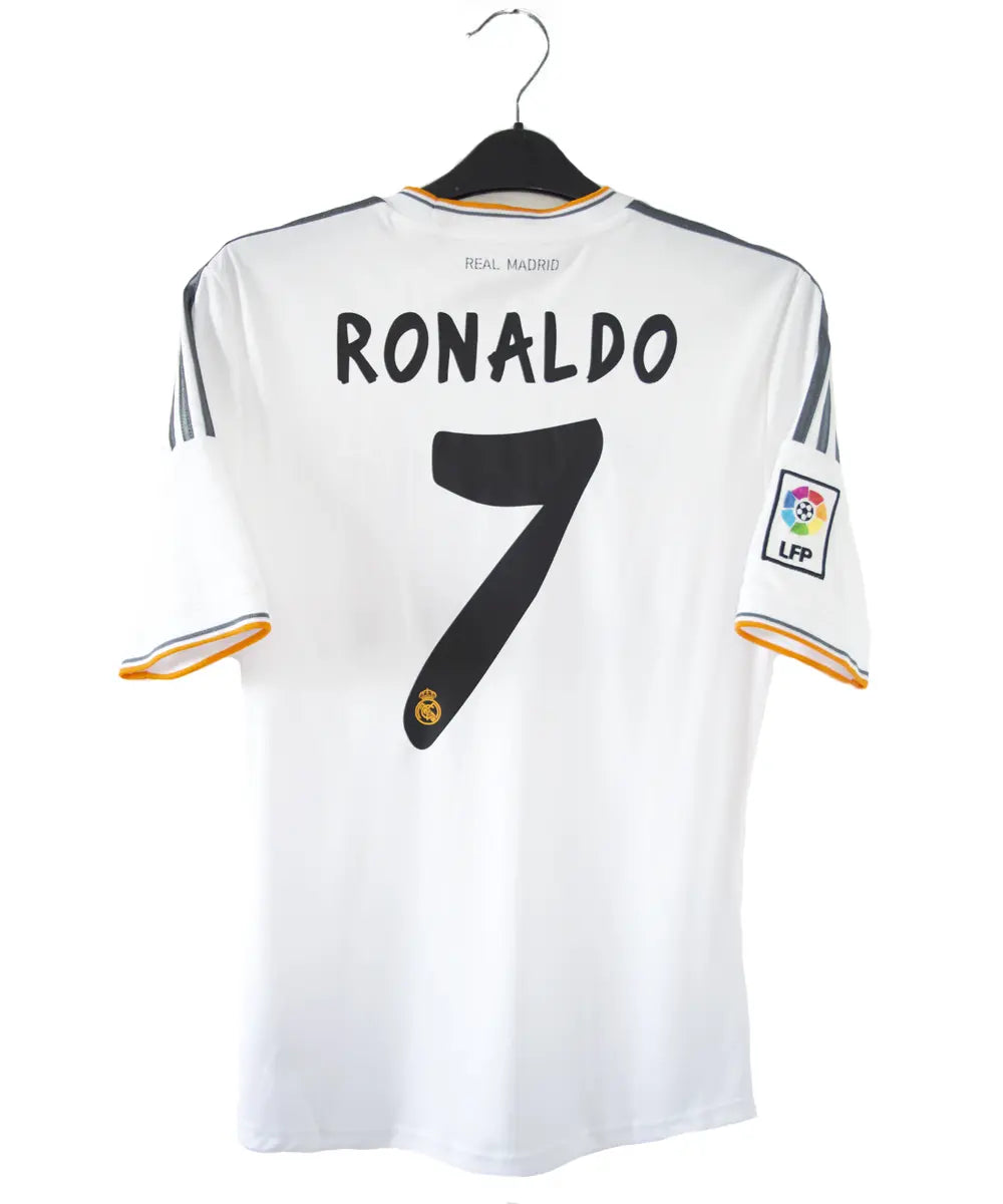 Maillot foot authentique retro et vintage - Real Madrid domicile #7 Ronaldo  2013/2014 (S)