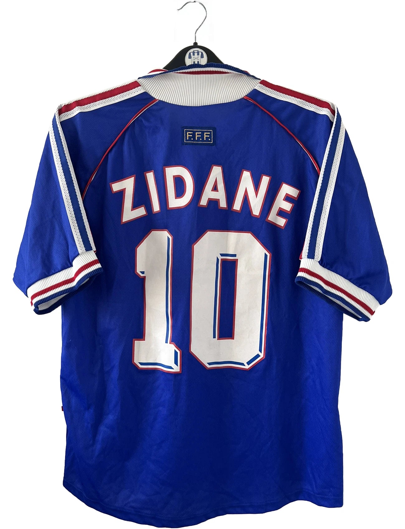 Maillot foot retro et vintage - Equipe de France domicile 2000 Zidane Maillot foot retro et vintage - Equipe de France domicile 2000 Zidane
