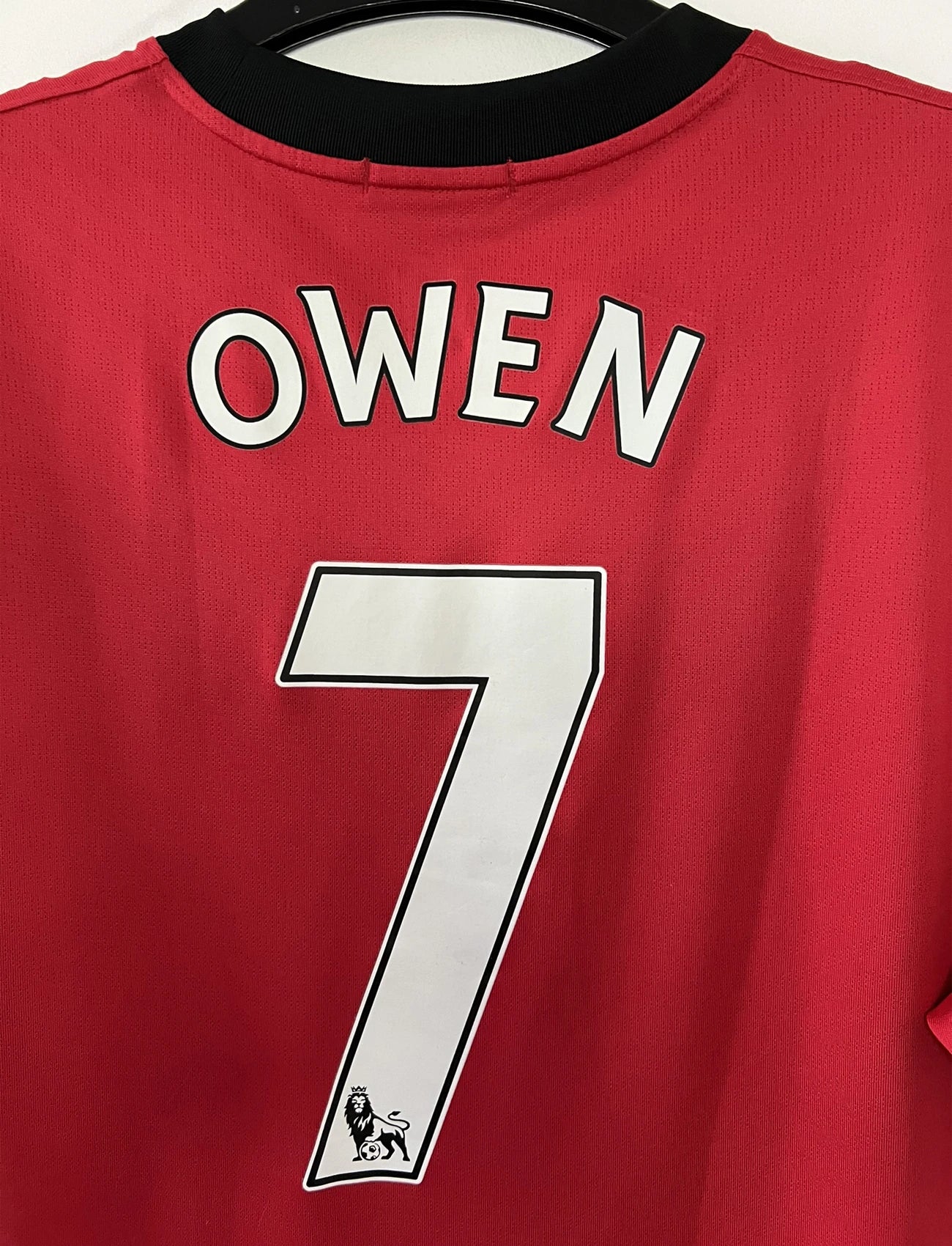 Maillot foot authentique retro et vintage - Manchester United domicile #7 Owen 2009/2010 (L)