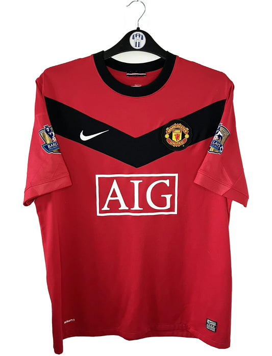 Maillot foot authentique retro et vintage - Manchester United domicile #7 Owen 2009/2010 (L)