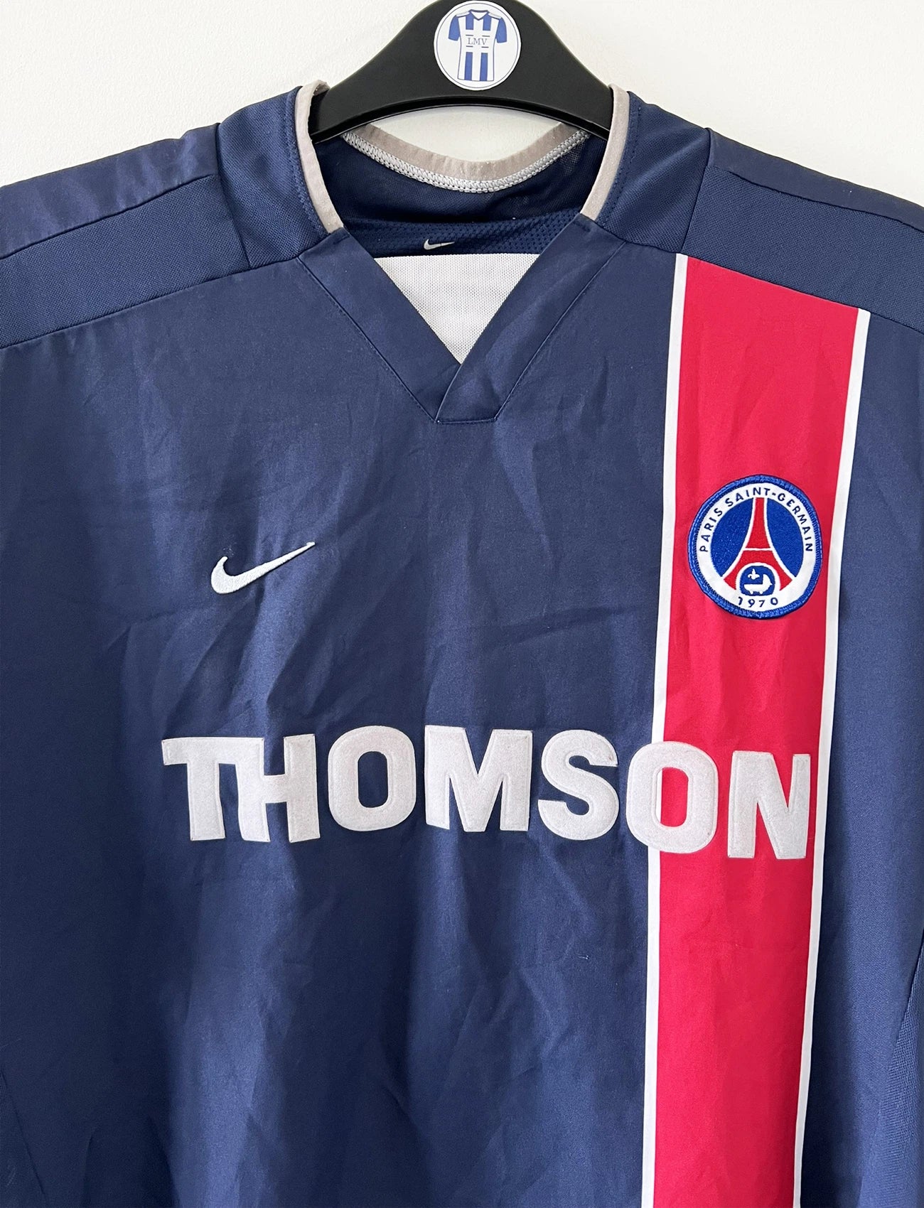 Maillot foot authentique retro et vintage - PSG domicile 2002/2003 (M)
