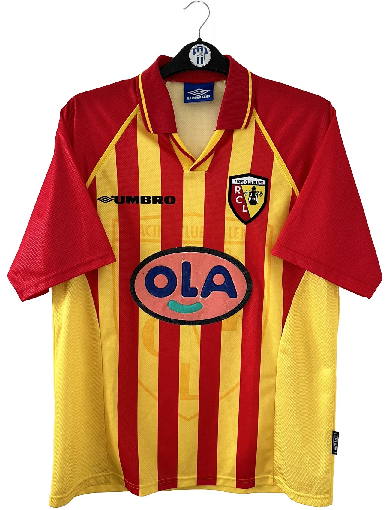 Maillot foot retro et vintage RC Lens domicile 1998/1999