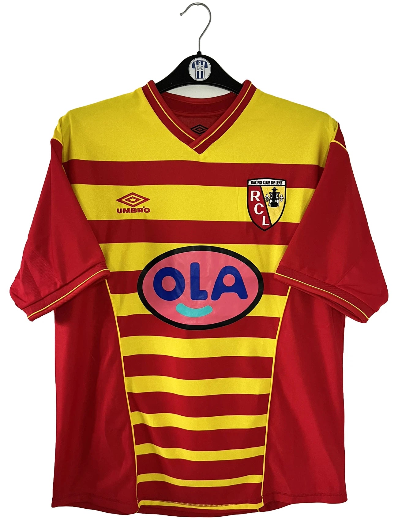 Maillot foot retro et vintage RC Lens domicile 2000/2001