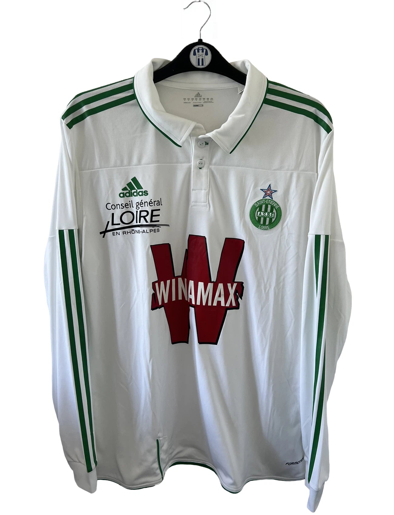 Maillot foot authentique retro et vintage AS Saint Etienne exterieur 2010 2011 XL