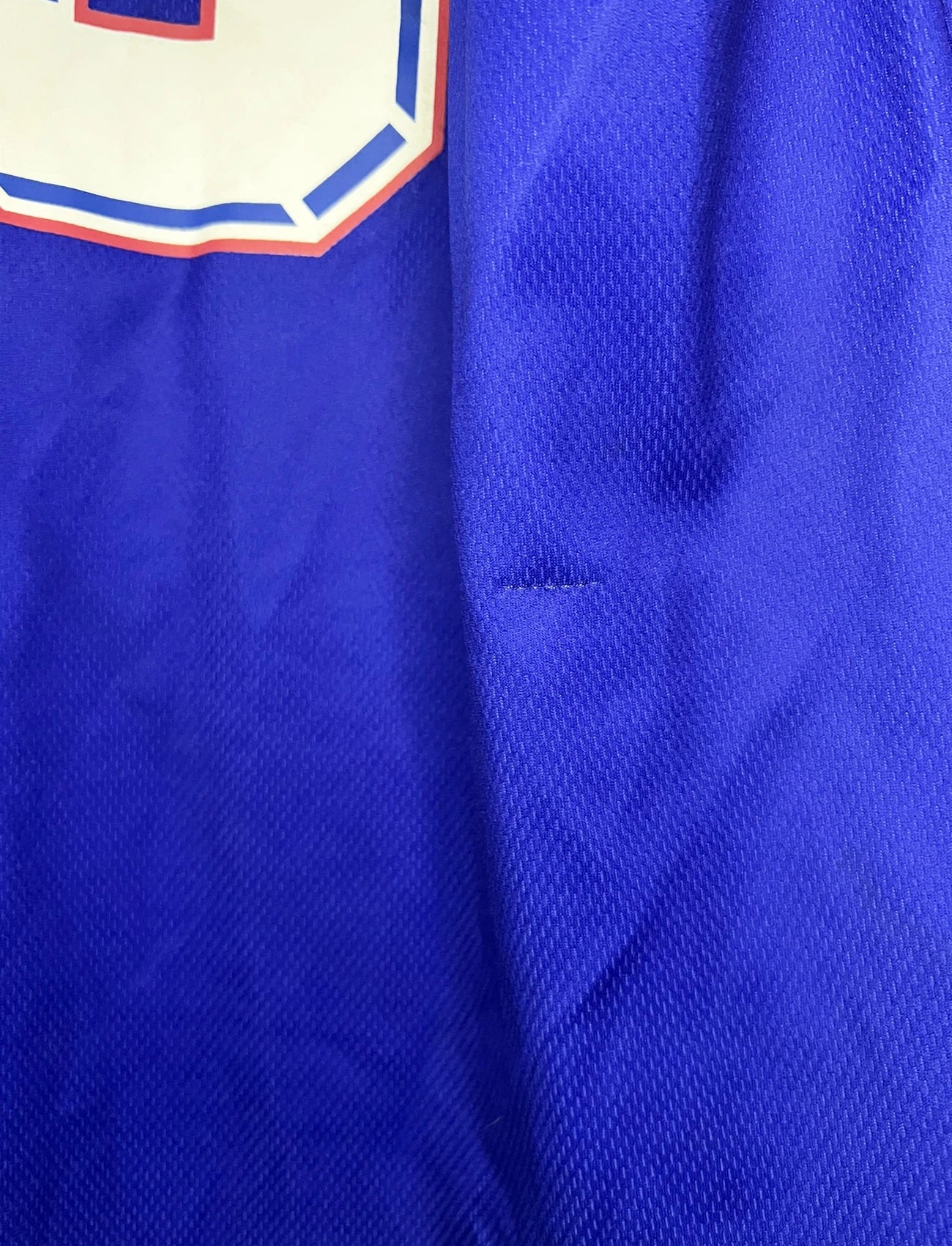 Maillot foot authentique retro et vintage - Equipe de France domicile #10 Zidane 1998 (XL)