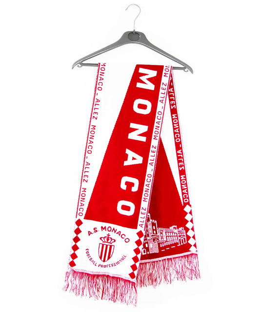 Echarpe de Monaco rouge et blanche éditée lors des années 2000