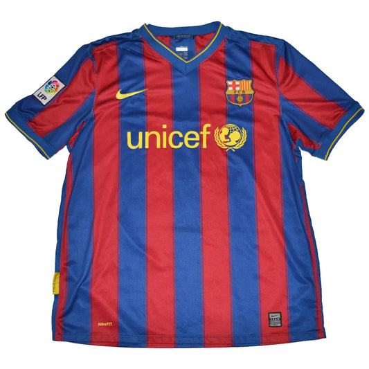 Maillot de foot rétro/vintage authentique rouge et bleu FC Barcelone domicile 2009-2010 Thierry Henry