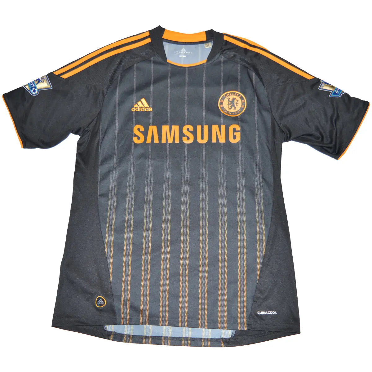 Maillot de foot rétro/vintage authentique noir third adidas Chelsea 2010-2011 Drogba