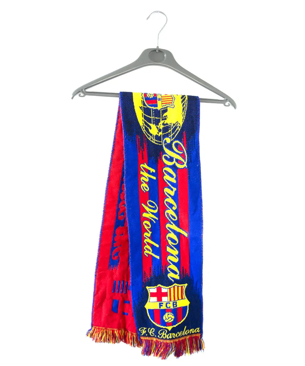 Echarpe rouge et grenat du FC Barcelone