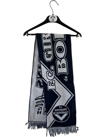 Echarpe de foot blanc et bleu des Girondins de Bordeaux