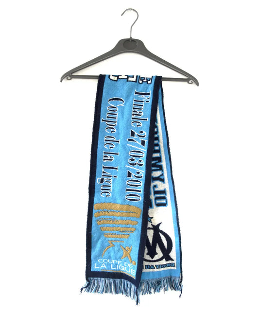 écharpe de football vintage OM Marseille Bleu Taille Unique écharpe de football vintage OM Marseille Bleu Taille Unique