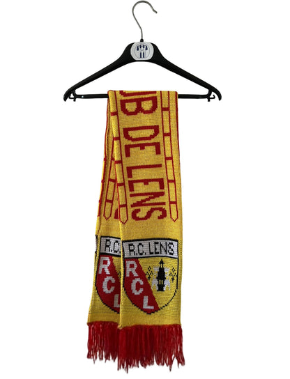 Echarpe de foot rouge et jaune du Racing Club de Lens