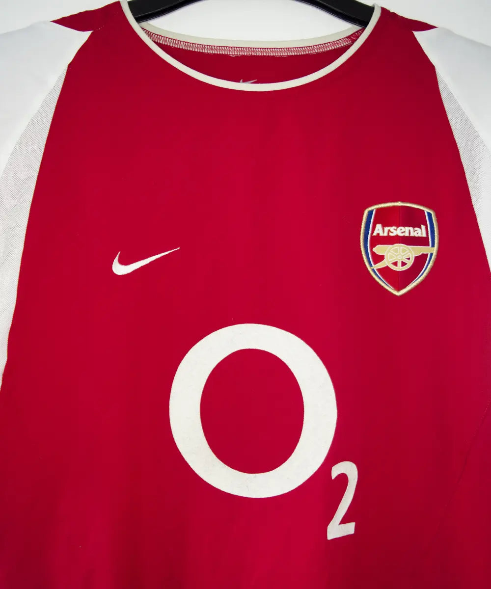 Maillot foot retro et vintage - Arsenal domicile 2002/2004 – Le Maillot ...