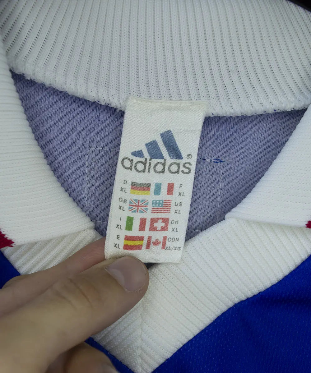 Etiquette d'authenticité du maillot de l'équipe de france 1998