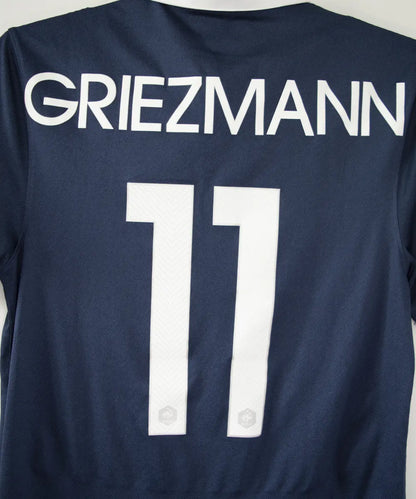 Maillot foot authentique retro et vintage - Equipe de France domicile #11 Griezmann 2014 (S)