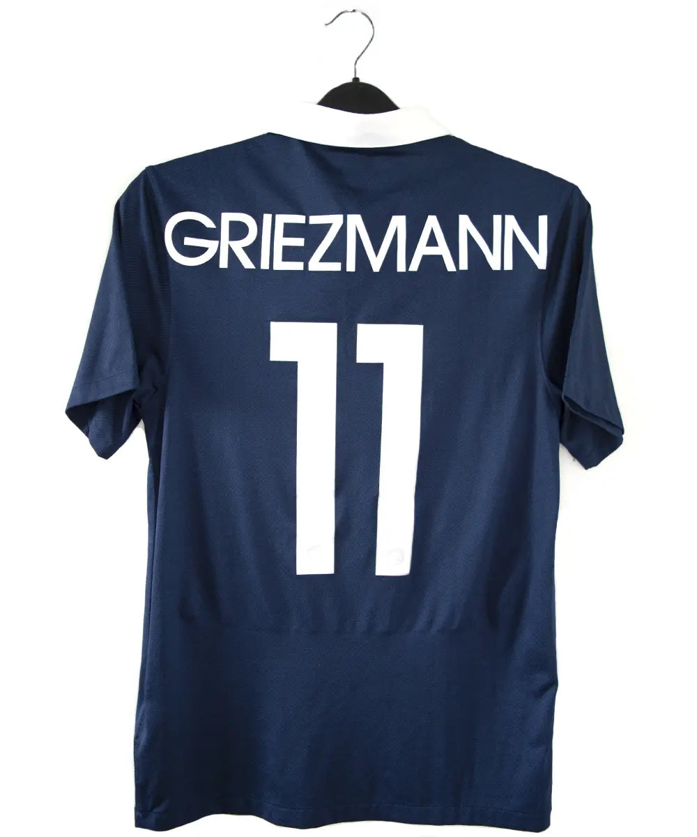 Maillot foot authentique retro et vintage - Equipe de France domicile #11 Griezmann 2014/2015 (S)