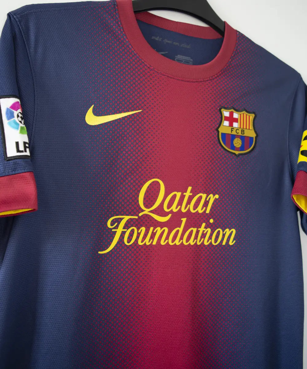Maillot foot authentique retro et vintage - FC Barcelone domicile #10 Messi 2012/2013 (S)