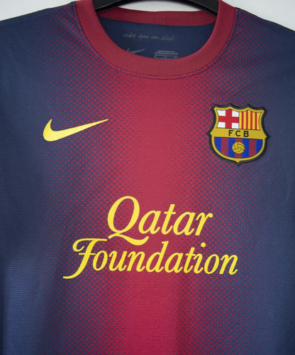 Maillot foot authentique retro et vintage - FC Barcelone domicile #10 Messi 2012/2013 (S)