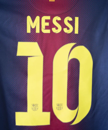 Maillot foot authentique retro et vintage - FC Barcelone domicile #10 Messi 2012/2013 (S)