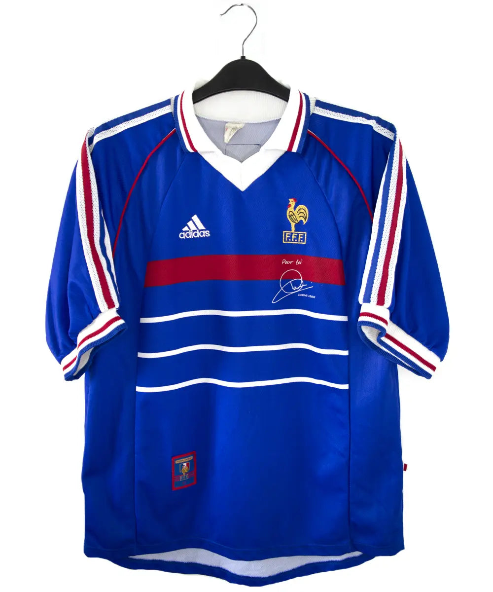 MAILLOT ORIGINAL EQUIPE DE FRANCE 2002 ADIDAS T. L DOMICILE avec ETIQUETTE EUR 84,99 - FR MAILLOT ORIGINAL EQUIPE DE FRANCE 2002 ADIDAS T. L DOMICILE avec ETIQUETTE EUR 84,99 - FR