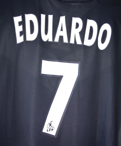 Flocage eduardo costa de près du maillot des girondins de bordeaux de la saison 2001-2002