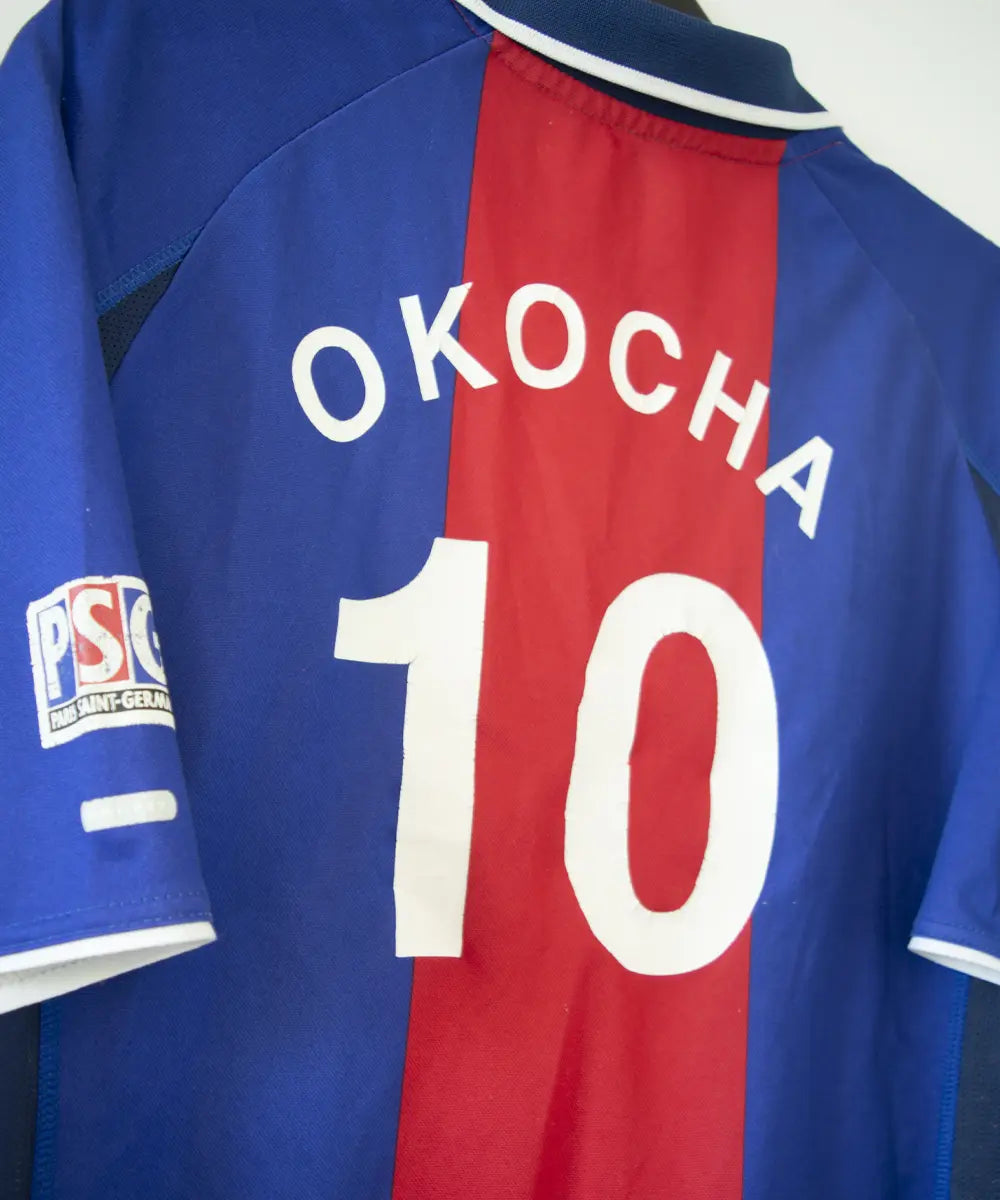MAILLOT FOOTBALL VINTAGE Paris-Saint-Germain #10 Okocha third saison 1999-2000 EUR 150,00 - FR MAILLOT FOOTBALL VINTAGE Paris-Saint-Germain #10 Okocha third saison 1999-2000 EUR 150,00 - FR
