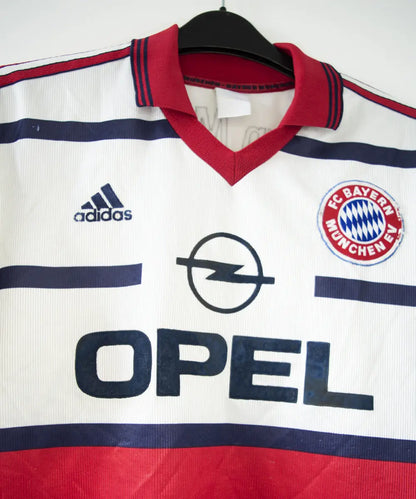 Maillot foot authentique retro et vintage - Bayern Munich extérieur 1998/1999 (M)