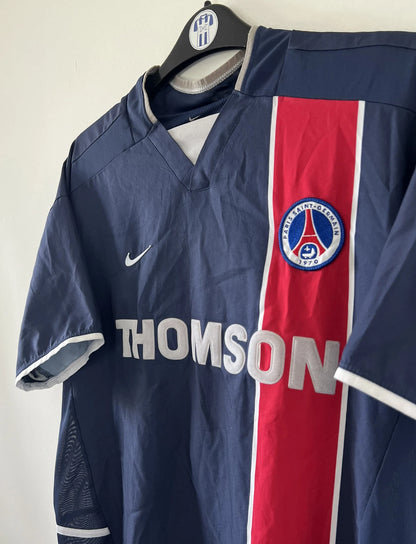 Maillot foot authentique retro et vintage - PSG domicile 2002/2003 (M)