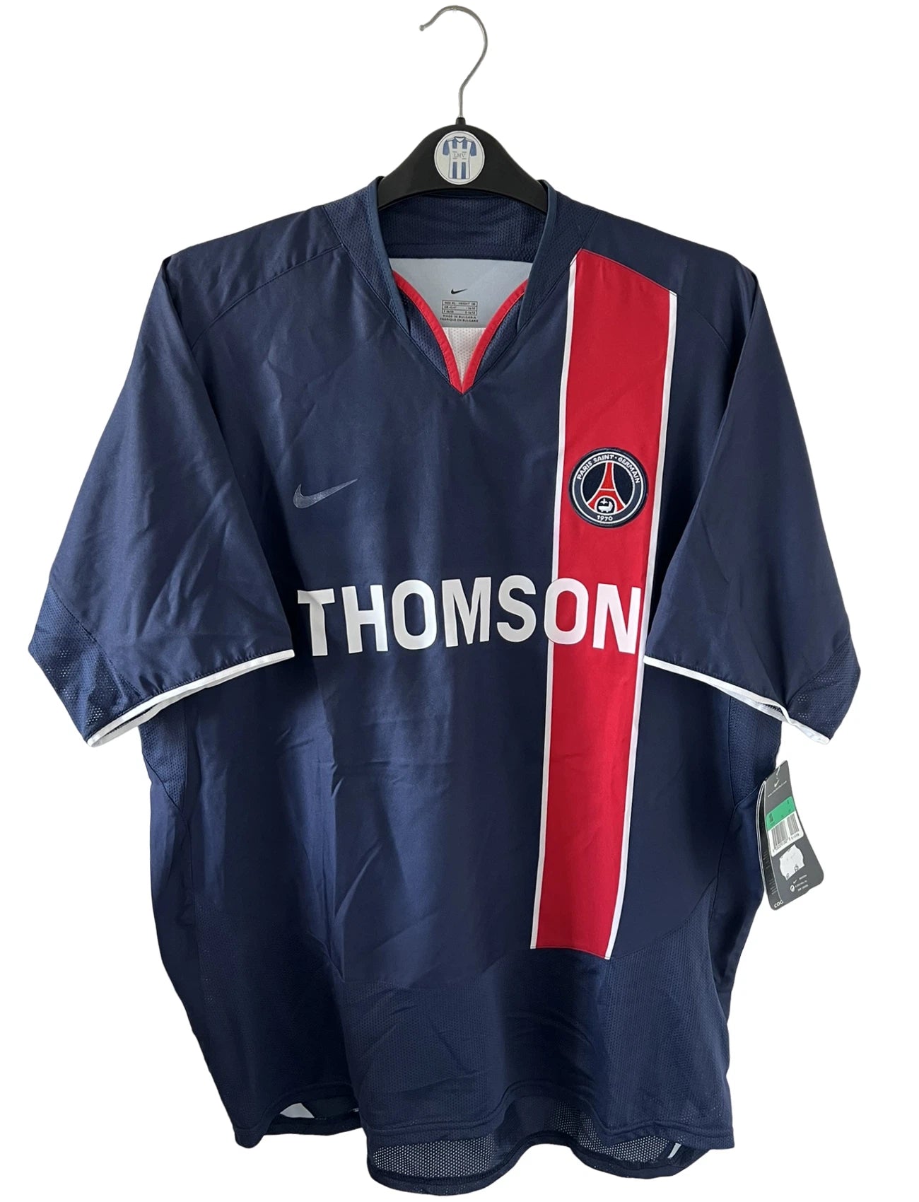 Maillot foot authentique retro et vintage - PSG domicile 2003/2004 (XL)