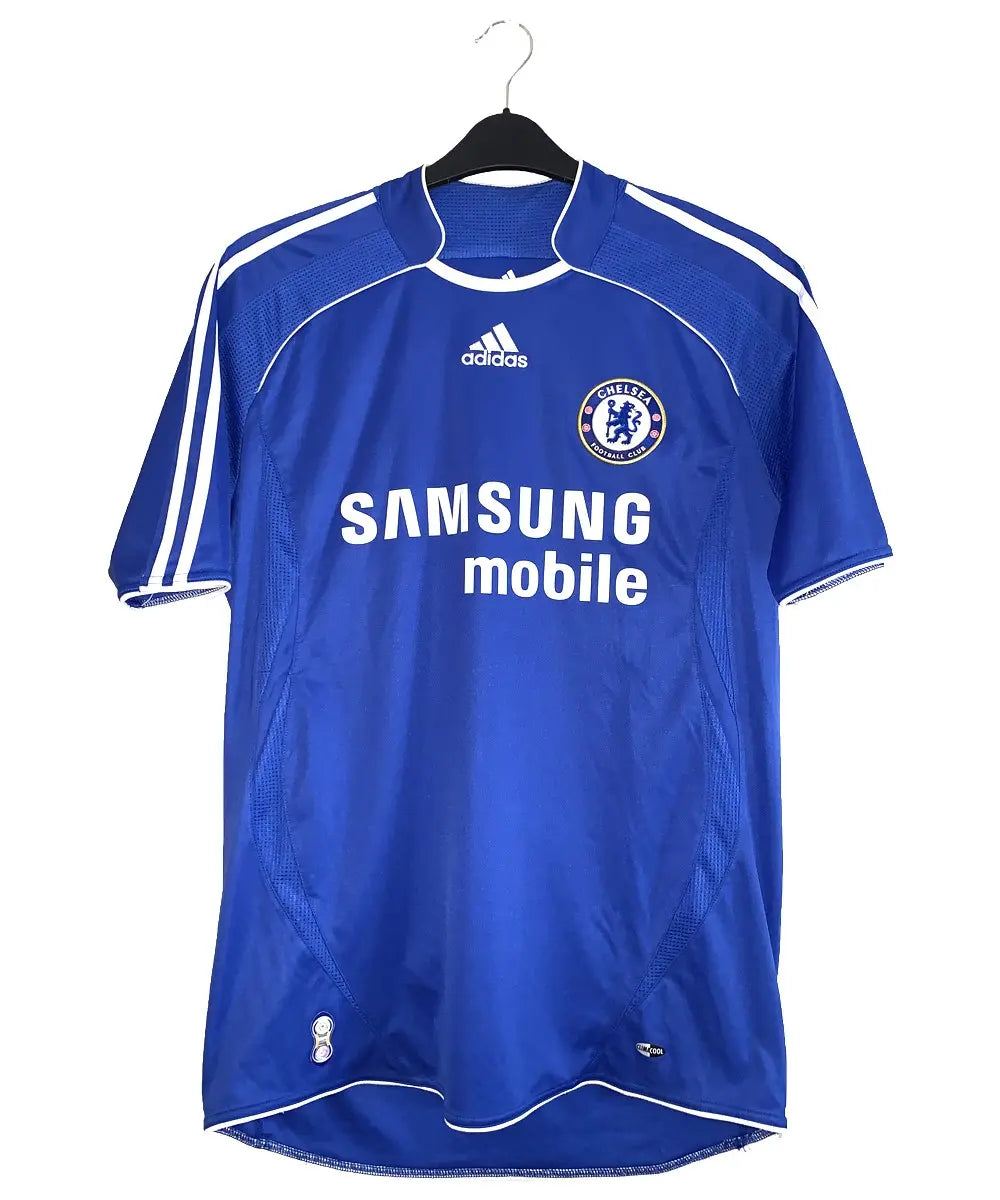 Maillot rétro/vintage authentique bleu domicile de Chelsea lors de la saison 2006-2008