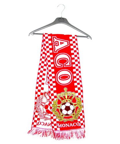 Echarpe blanche et rouge de l'AS Monaco