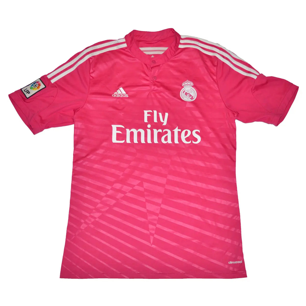 Maillot de foot rétro/vintage authentique blanc domicile adidas du Real Madrid 2014-2015