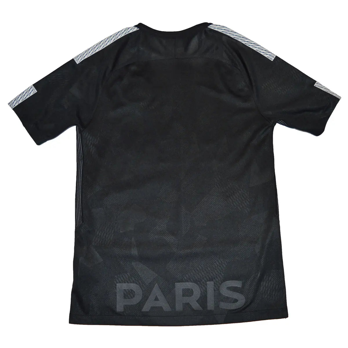 Maillot de foot rétro/vintage authentique noir third nike du PSG 2017-2018 de dos